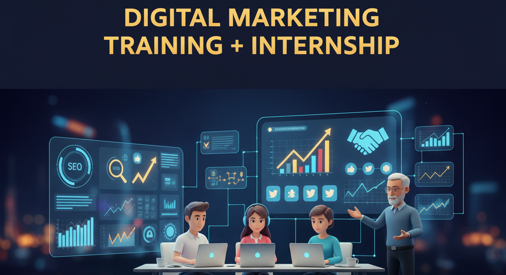 digital marketing training+ internship